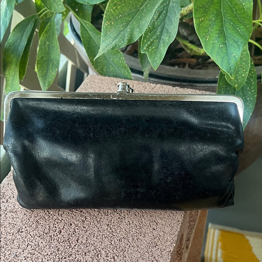 Black Studded Hobo Clutch - Picture 4 of 9